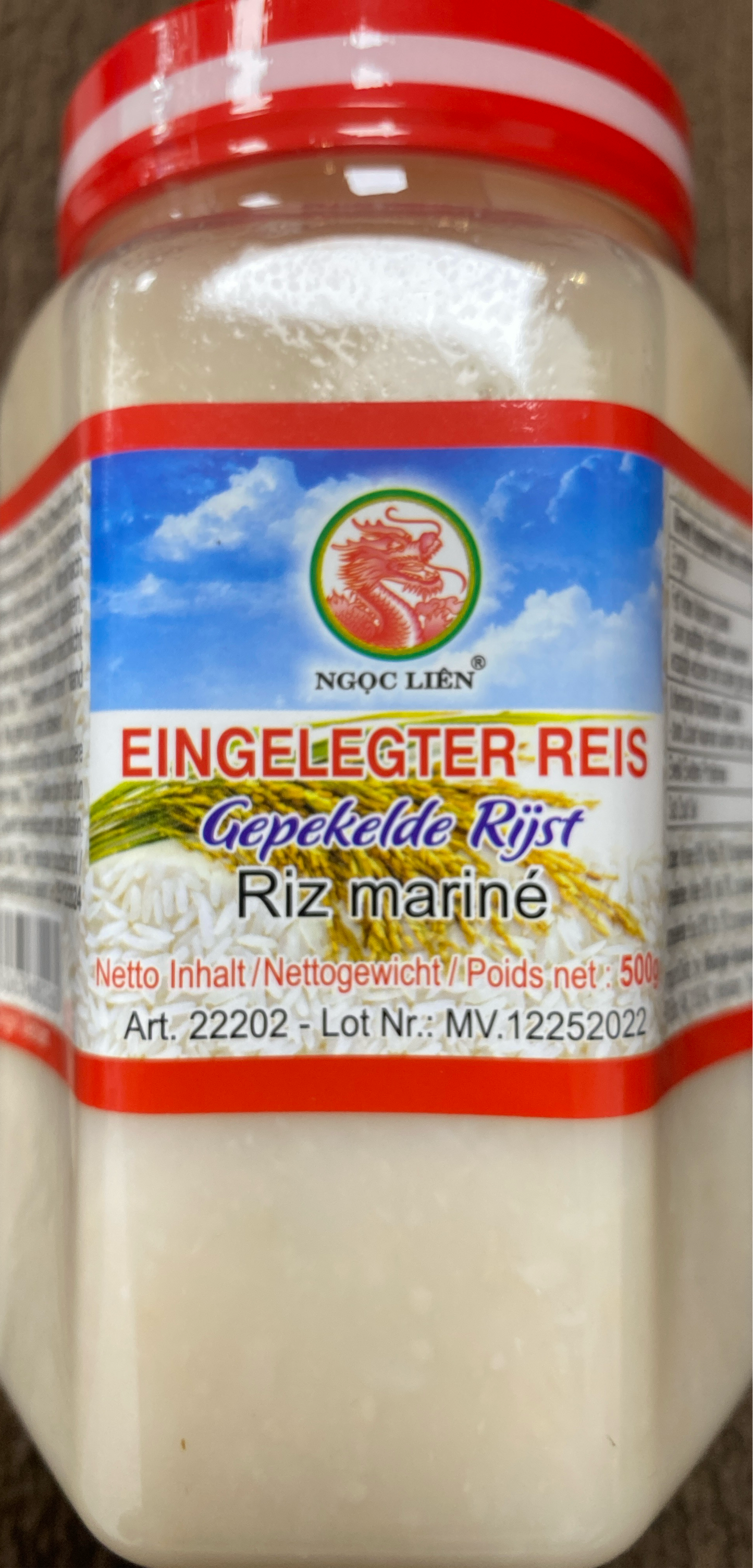 Eingelegter Reis NGOC