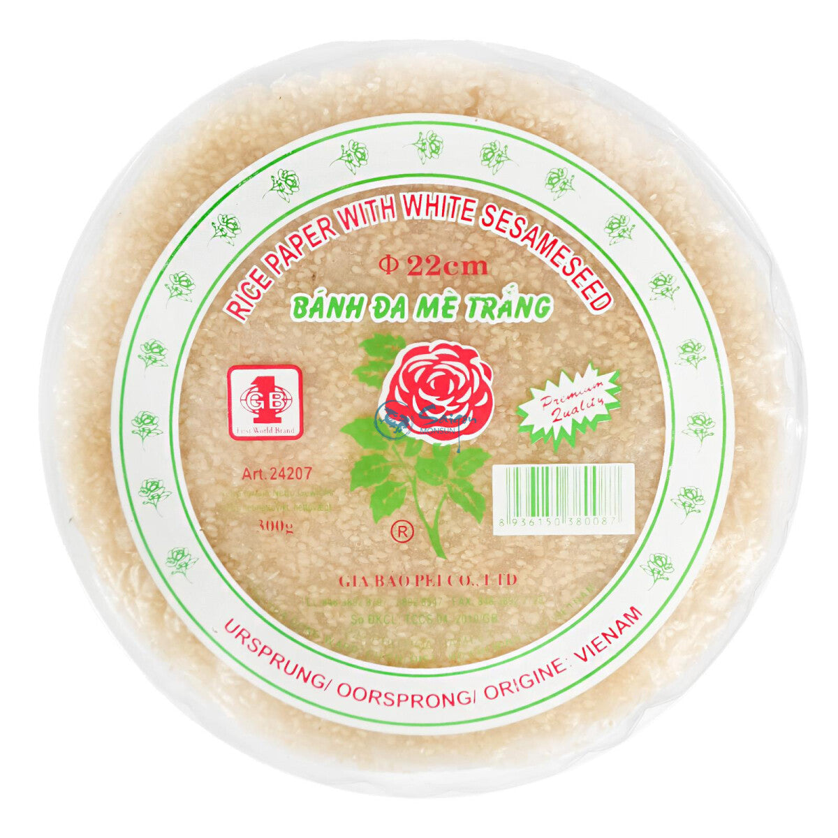 Reispapier mit weißen Sesam Gia Bao Pei Co .,LTD