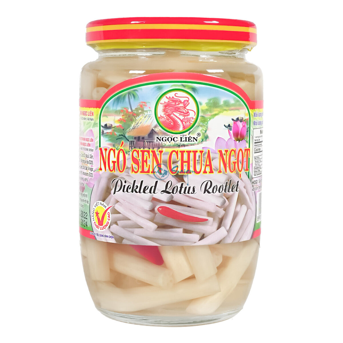 Pickled Lotus Rootlet. NGOC Lien