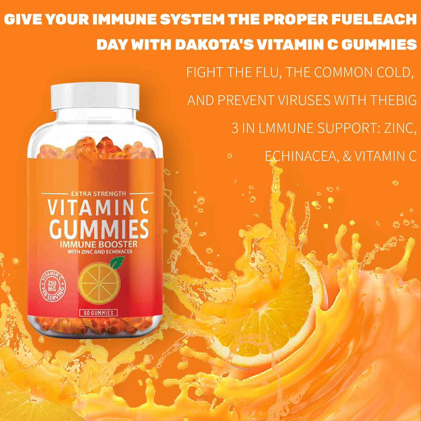 Vitamin C Gummies – Immune Booster