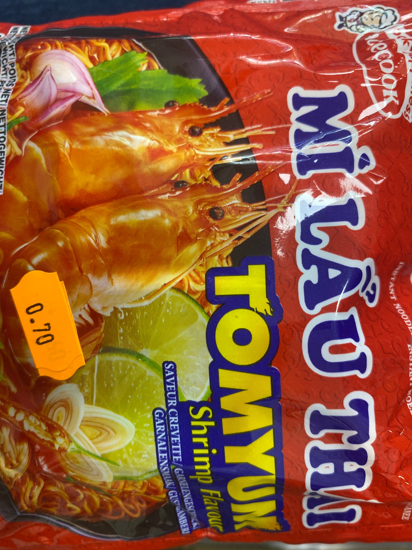 Mi Lau Thai Tom Yum Shrimp flavour -Acecook