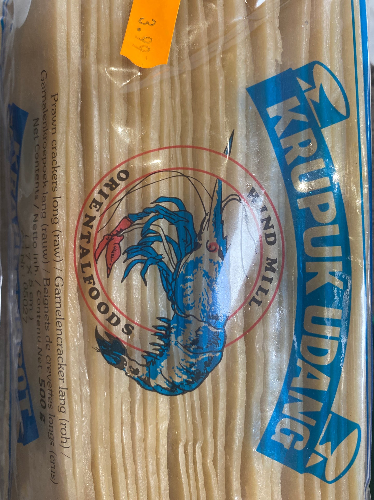 Krabbenbrot nicht gebacken wind Mill Oriental foods