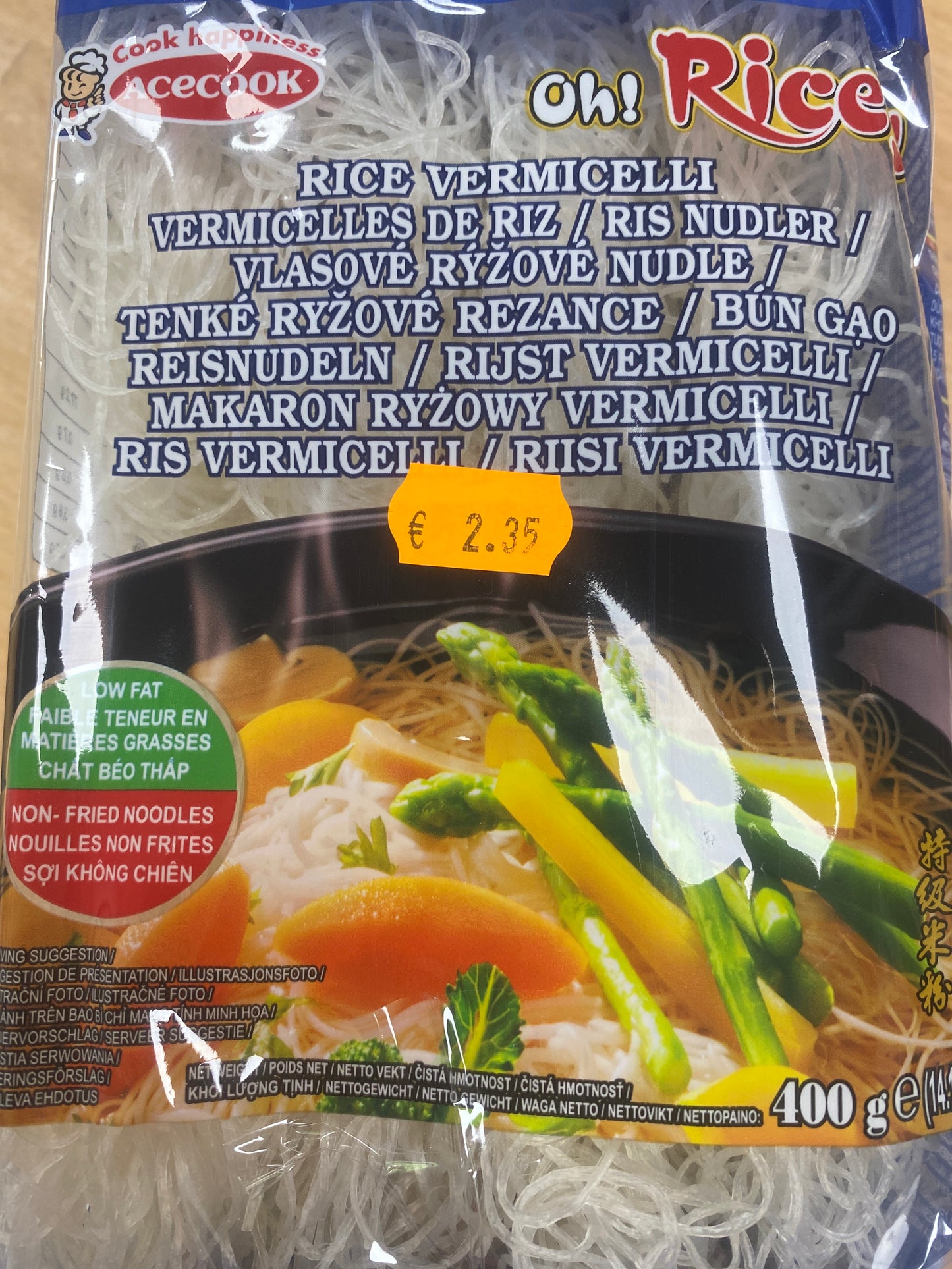 Reisnudel/Rice Vermicelli.          Oh Ricey