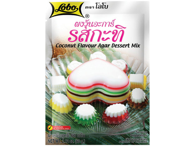 Coconut Flavour Agar Dessert Mix                                                   Lobo