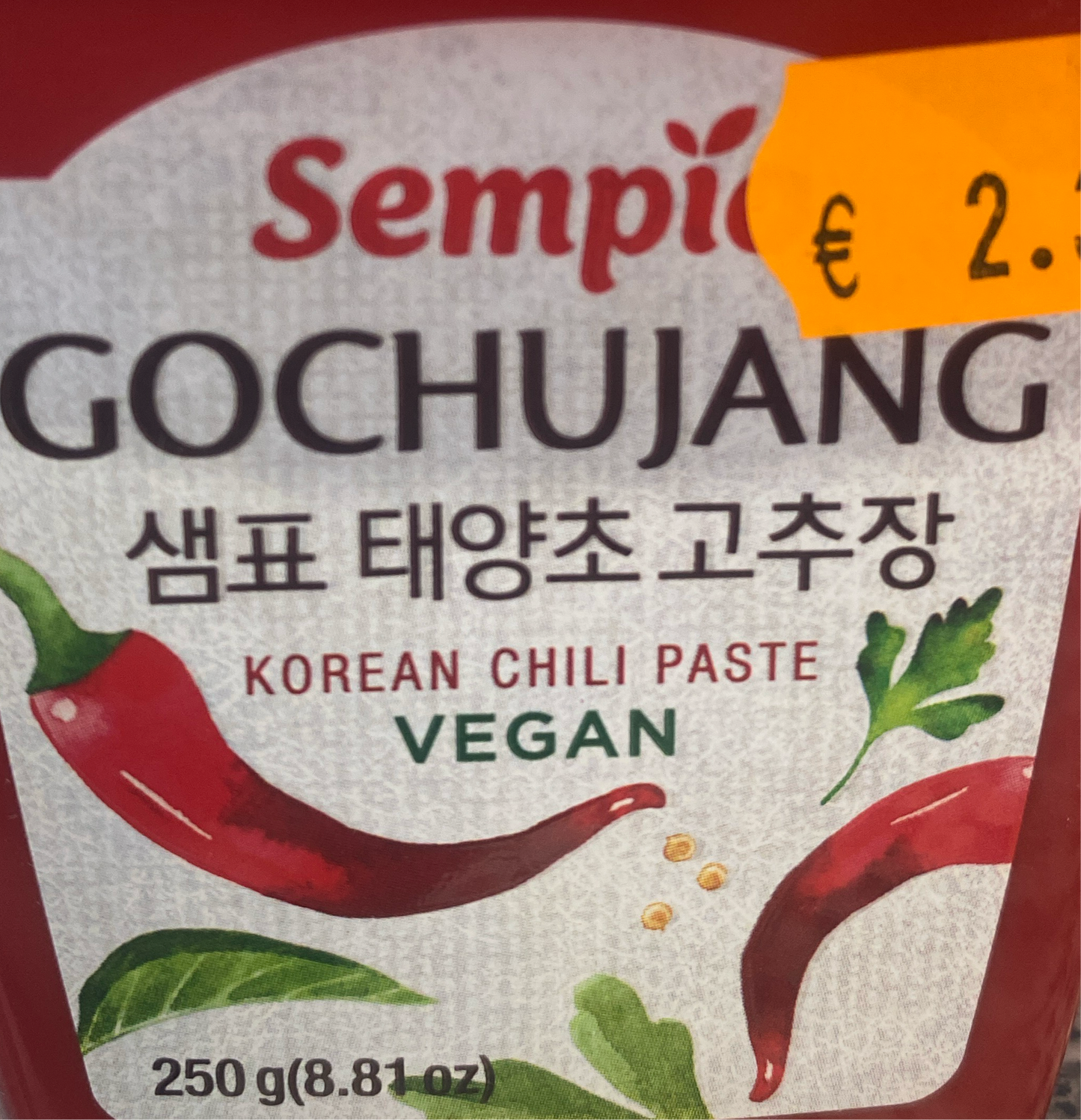 Gochujang Korean Chilli Paste vegan -Sempio