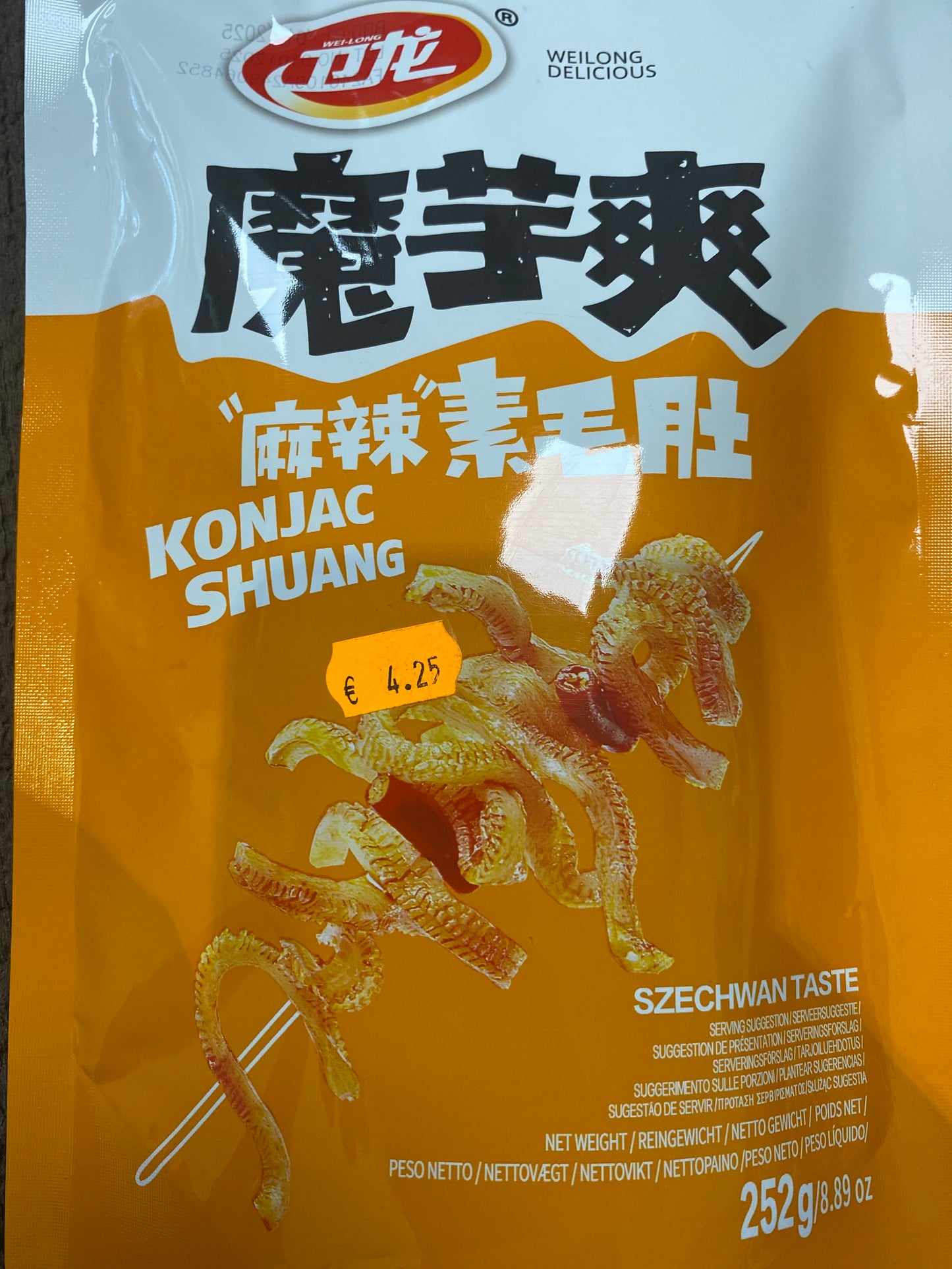 Konjac Shuang Szechwan Taste  Weilong Delicious