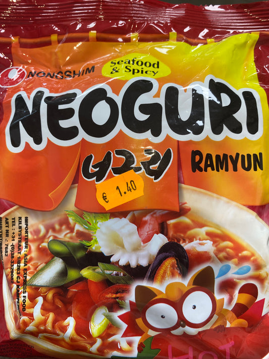 Neoguri Ramyun Seafood&Mild Nongshin