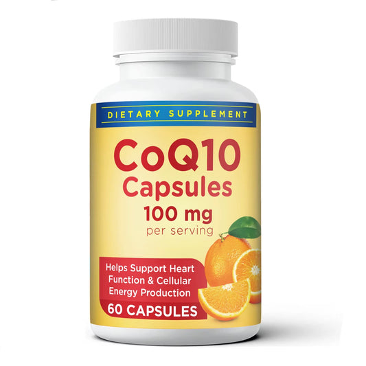CoQ10 100 mg Kapseln | 60 Stk | Coenzym Q10 | Herz & Energie