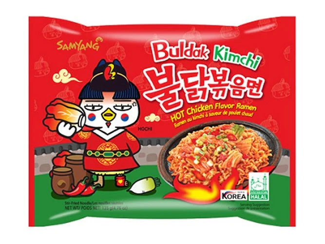 Buldak Hot Chicken Flavour Ramen Kimchi Samyang